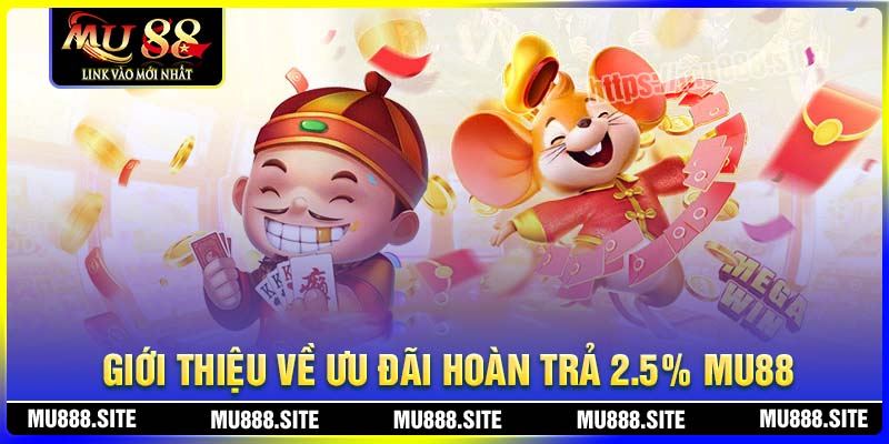 Giới thiệu về ưu đãi hoàn trả 2.5% tại MU88 Giới thiệu về ưu đãi hoàn trả 2.5% tại MU88