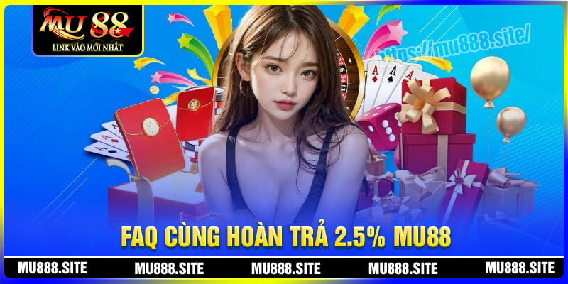Thắc mắc thường gặp về ưu đãi hoàn trả 2.5% Thắc mắc thường gặp về ưu đãi hoàn trả 2.5%